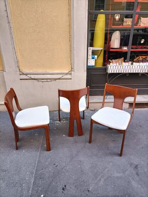 Dining Chairs in Boucle by Carlo Scarpa for Cassina, 1970s, Set of 3-OHK-1738884