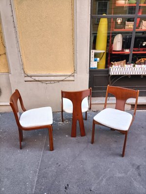 Dining Chairs in Boucle by Carlo Scarpa for Cassina, 1970s, Set of 3-OHK-1738884