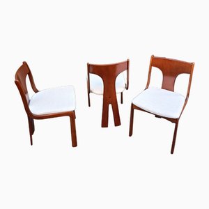 Dining Chairs in Boucle by Carlo Scarpa for Cassina, 1970s, Set of 3-OHK-1738884