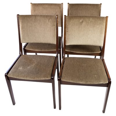 Dining Chairs in Dark Wood from Farstrup, 1960s, Set of 4-UY-952745