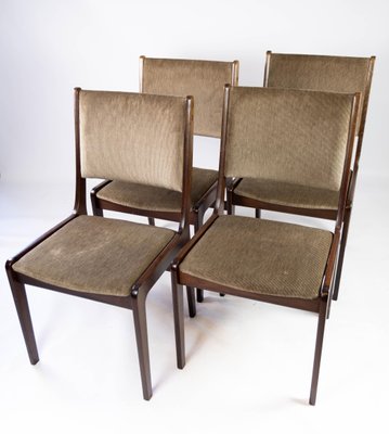 Dining Chairs in Dark Wood from Farstrup, 1960s, Set of 4-UY-952745