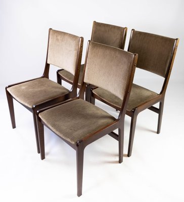 Dining Chairs in Dark Wood from Farstrup, 1960s, Set of 4-UY-952745