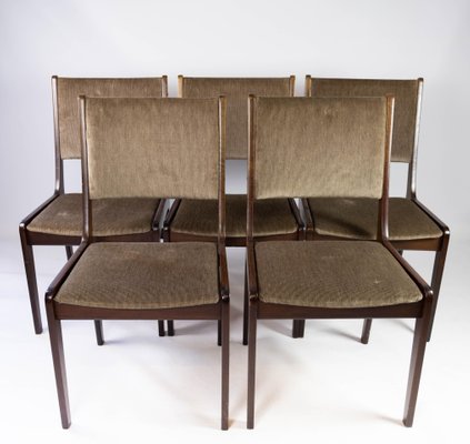 Dining Chairs in Dark Wood from Farstrup, 1960s, Set of 4-UY-952745