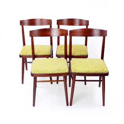 Dining Chairs in Oak from Ton, Former Czechoslovakia, 1960s, Set of 4-UL-1546521