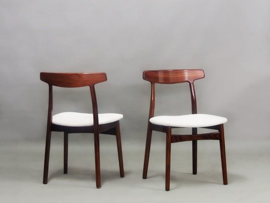 Dining Chairs in Rosewood by Henry Kjaernulf for Bruno Hansen, Set of 6-TR-1380027