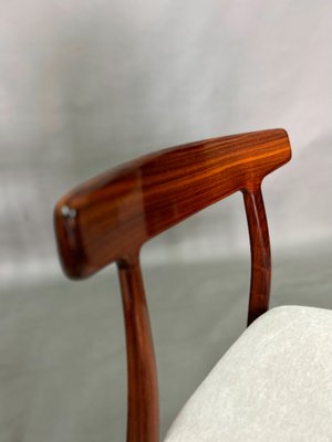 Dining Chairs in Rosewood by Henry Kjaernulf for Bruno Hansen, Set of 6-TR-1380027