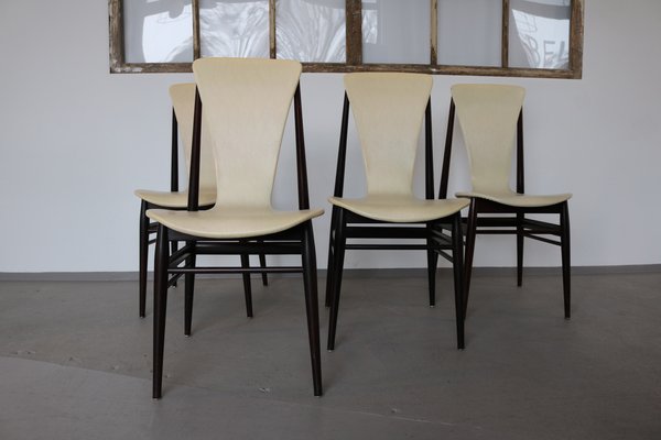 Dining Chairs in Rosewood by Inger Klingenberg for Fristho, 1959, Set of 4-FUP-1320143