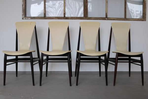 Dining Chairs in Rosewood by Inger Klingenberg for Fristho, 1959, Set of 4-FUP-1320143