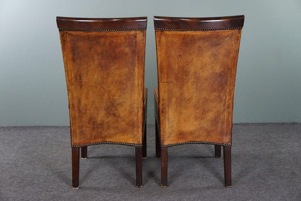 Dining Chairs in Sheep Leather, Set of 4-HPP-1771691