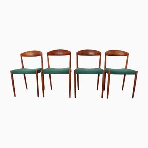 Dining Chairs in Teak by Knud Andersen for JCA Jensen, 1960s, Set of 4-FUP-1352976