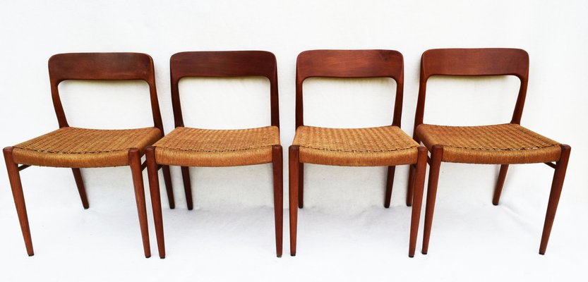 Dining Chairs in Teak by Niels Otto Møller for J.L. Møllers, Denmark, 1960s, Set of 4-WF-673318