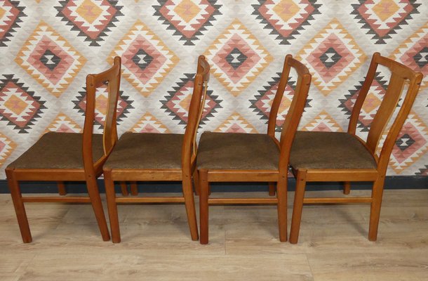 Dining Chairs in Teak from Gangso Mobler, Set of 4-AFE-1371892