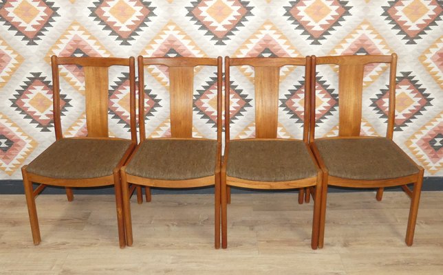 Dining Chairs in Teak from Gangso Mobler, Set of 4-AFE-1371892