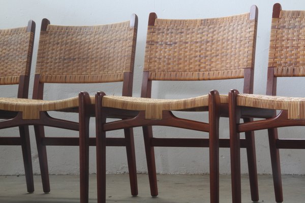 Dining Chairs in Teak Model Ch-31 by Hans J. Wegner for Carl Hansen & Søn, 1967, Set of 6-QNP-2041015