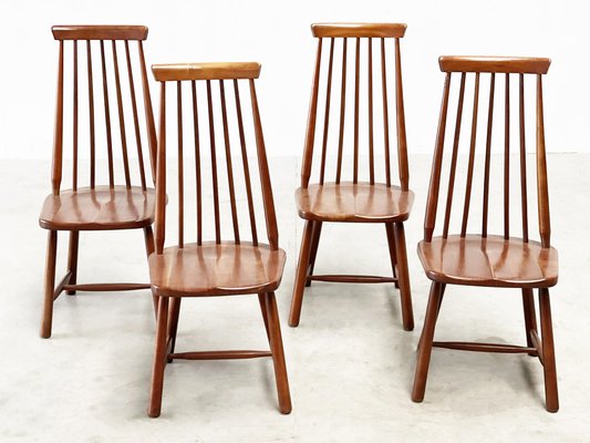 Dining Chairs in the style of George Nakashima, Set of 4-XLH-1783071