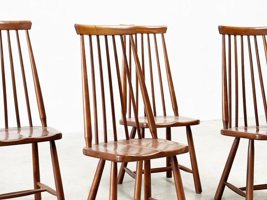 Dining Chairs in the style of George Nakashima, Set of 4-XLH-1783071