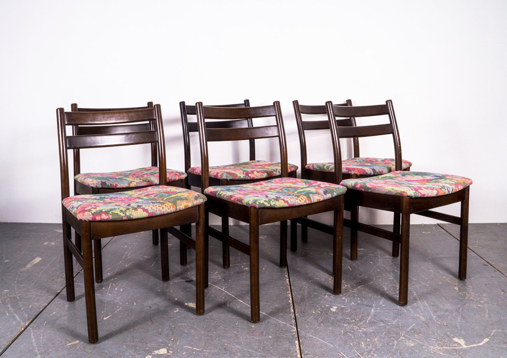 Dining Chairs in the Style of Poul Volther, 1960s, Set of 6