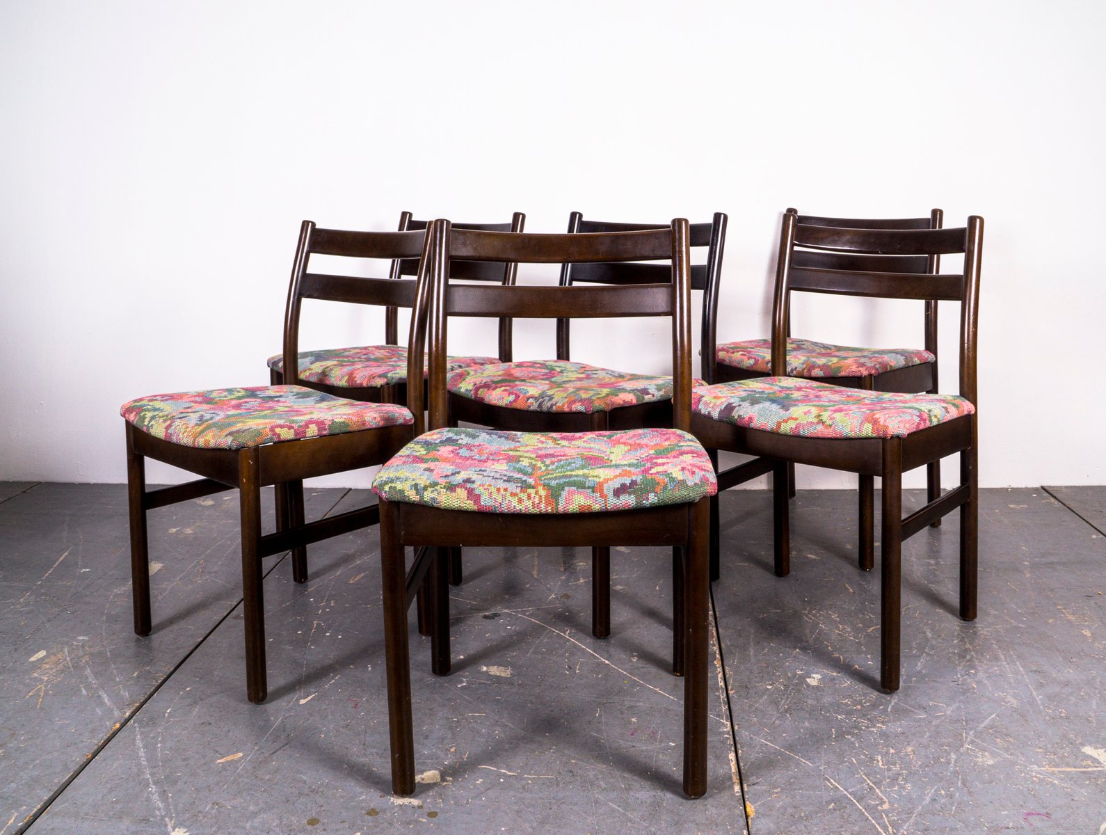 Dining Chairs in the Style of Poul Volther, 1960s, Set of 6