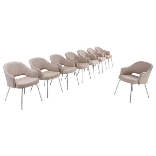 Dining Chairs in the Style of Saarinen for Knoll, Set of 8