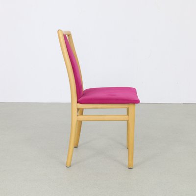 Dining Chairs in Velvet by K. Høffer-Larsen, 1980s, Set of 4-RZV-1720765