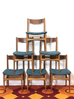 Dining Chairs, Italy, 1960s, Set of 6-FQG-1756815