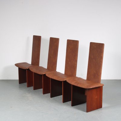 Dining Chairs Kazuki by Kazuhide Takahama for Gavina, Italy 1980, Set of 4-GG-1290668