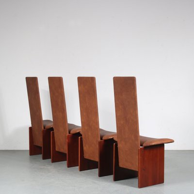 Dining Chairs Kazuki by Kazuhide Takahama for Gavina, Italy 1980, Set of 4-GG-1290668