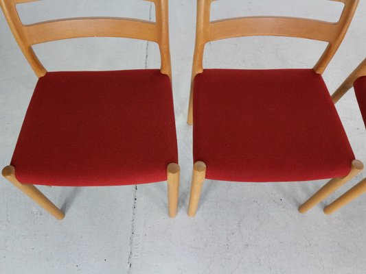 Dining Chairs Model-84 by Niels Otto Moller for Højbjerg, Denmark, 1970s, Set of 4-DT-2026170