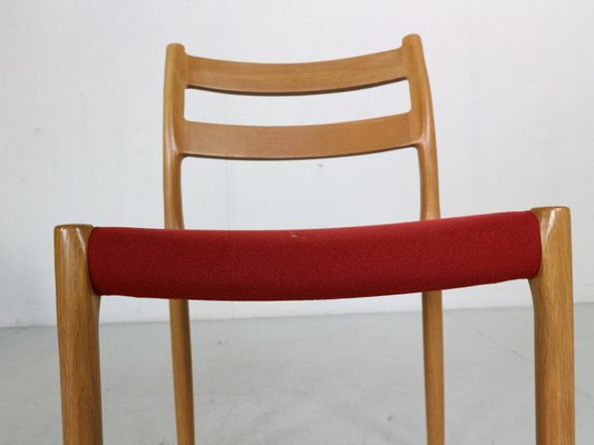 Dining Chairs Model-84 by Niels Otto Moller for Højbjerg, Denmark, 1970s, Set of 4-DT-2026170