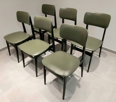 Dining Chairs S4 by Alfred Hendrickx for Belform, 1950s, Set of 6-HPX-743610