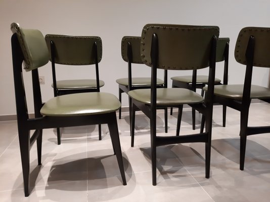 Dining Chairs S4 by Alfred Hendrickx for Belform, 1950s, Set of 6-HPX-743610