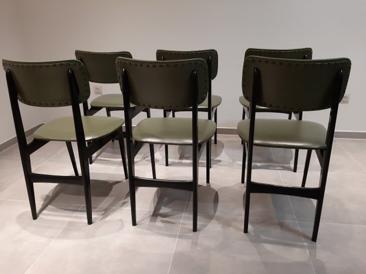 Dining Chairs S4 by Alfred Hendrickx for Belform, 1950s, Set of 6-HPX-743610