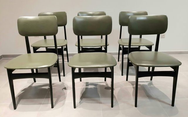 Dining Chairs S4 by Alfred Hendrickx for Belform, 1950s, Set of 6-HPX-743610