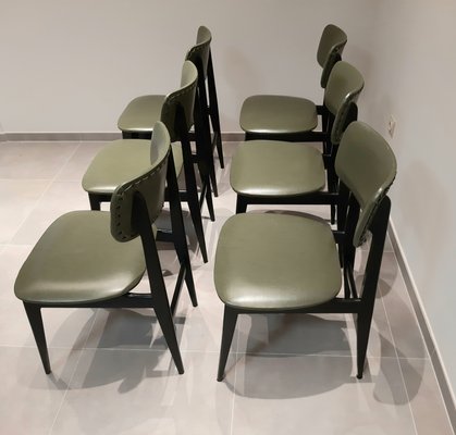 Dining Chairs S4 by Alfred Hendrickx for Belform, 1950s, Set of 6-HPX-743610