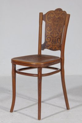 Dining Chairs with Flower Decor Pattern from Thonet, Austria, 1913, Set of 6-KL-1372336