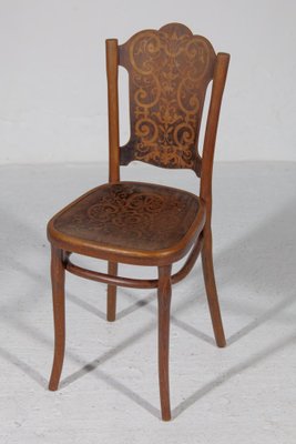 Dining Chairs with Flower Decor Pattern from Thonet, Austria, 1913, Set of 6-KL-1372336