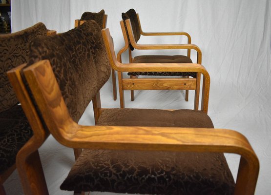 Dining / Office Chairs by Ludvik Volak for Drevopodnik Holesov, 1960s, Set of 4-TZ-899270