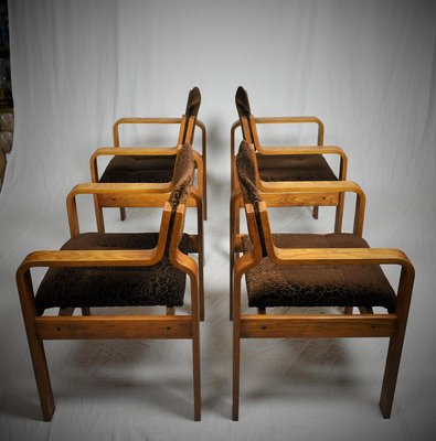 Dining / Office Chairs by Ludvik Volak for Drevopodnik Holesov, 1960s, Set of 4-TZ-899270