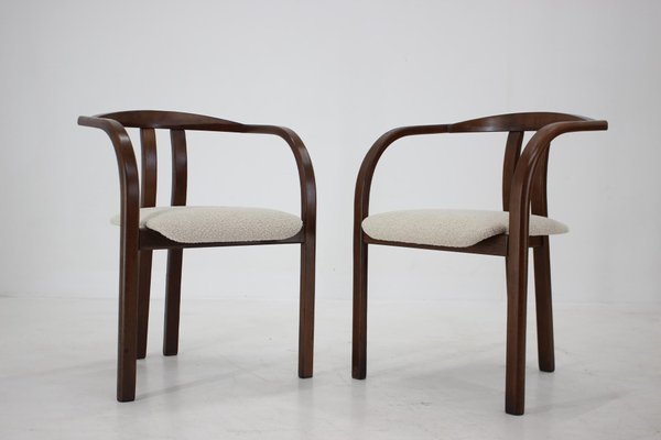 Dining or Side Chair in Cream Bouclé Fabric from TON, 1980s-TZ-1271572