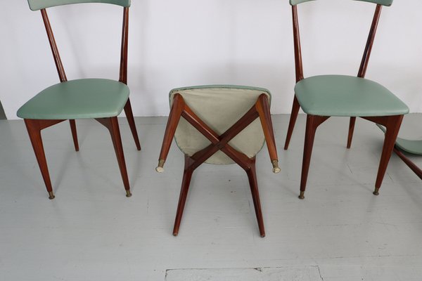 Dining Room Chairs attributed to Ico Paris, Set of 6-AA-1320391