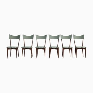 Dining Room Chairs attributed to Ico Paris, Set of 6-AA-1320391