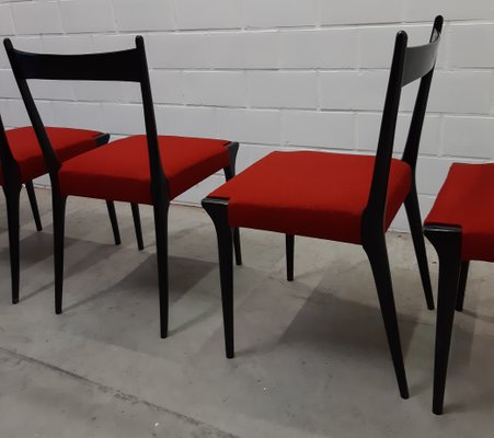 Dining Room Chairs by Alfred Hendrickx for Belform, 1950s, Set of 6-HPX-1447059