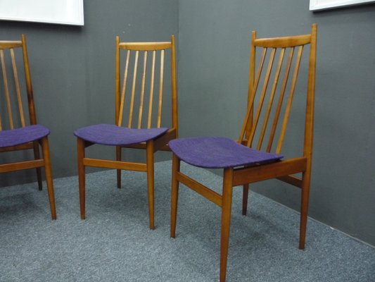 Dining Room Chairs in Cherry Wood from Casala, 1960s, Set of 4-UG-2018186