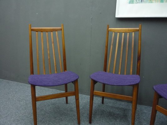 Dining Room Chairs in Cherry Wood from Casala, 1960s, Set of 4-UG-2018186