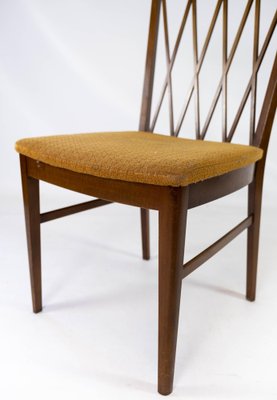 Dining Room Chairs in Walnut, 1940s, Set of 6-UY-980694