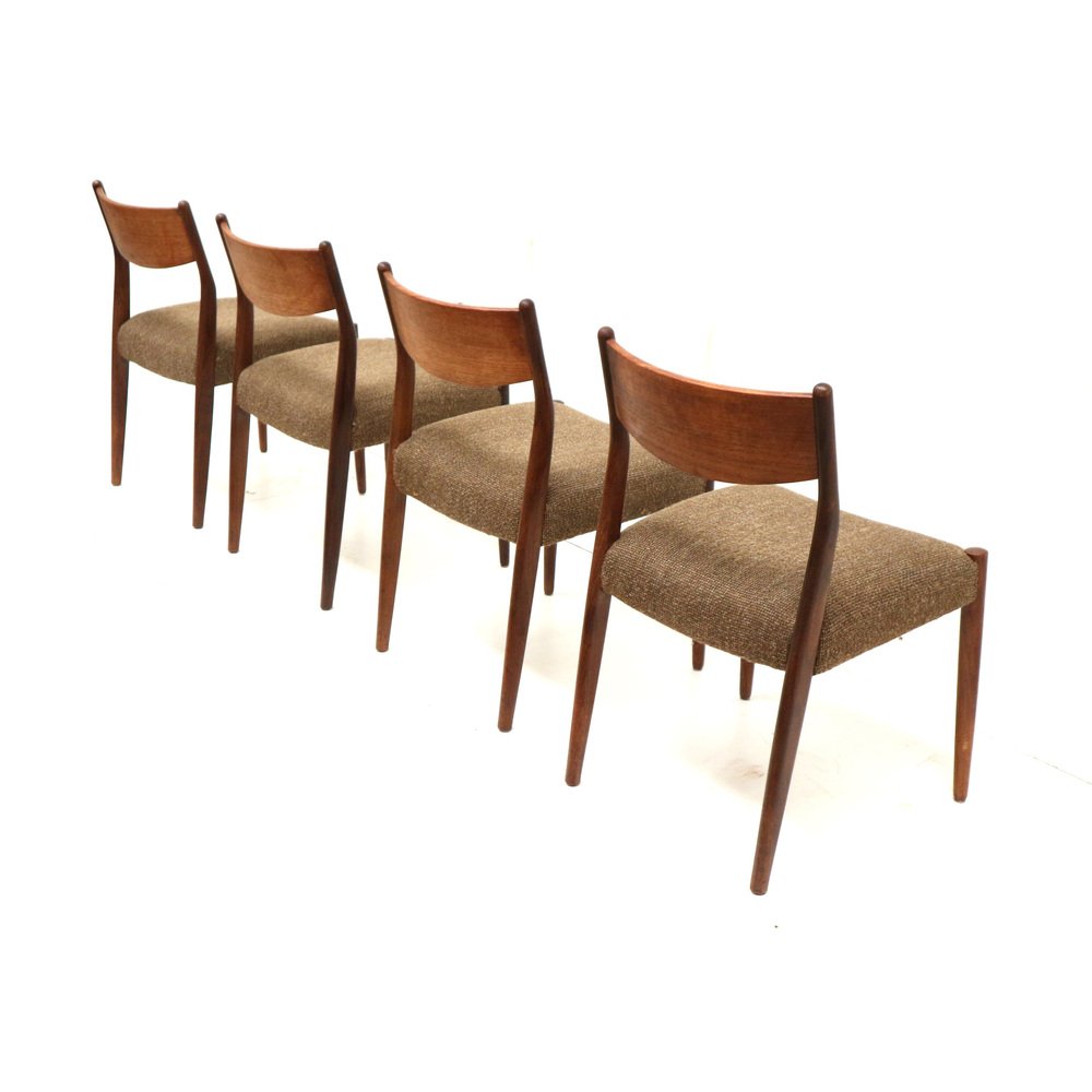 Dining Room Chairs Model D by Fristho Franeker, 1960s, Set of 4