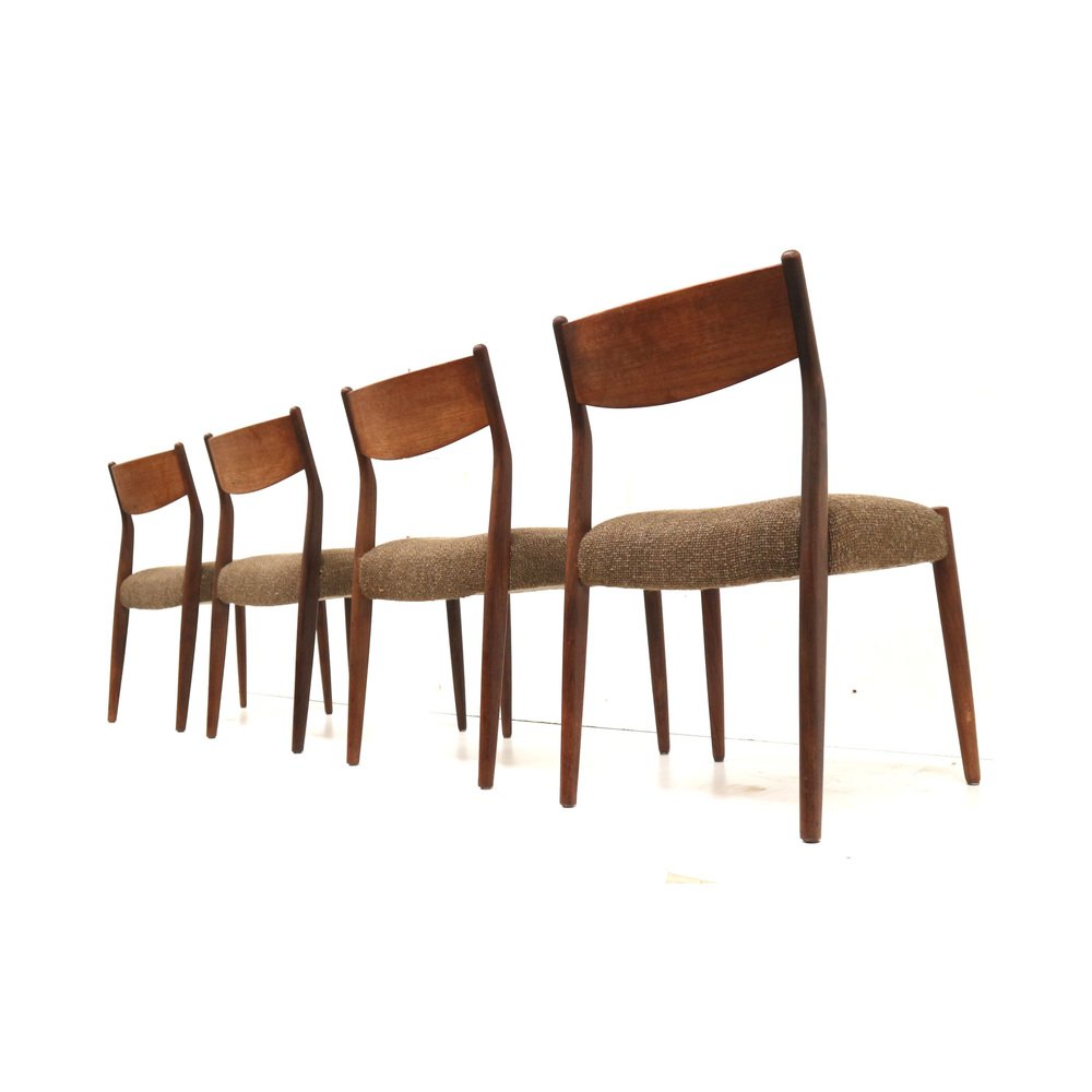 Dining Room Chairs Model D by Fristho Franeker, 1960s, Set of 4