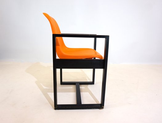 Dining Room Office Chairs from Mann Möbel, 1970s, Set of 4-HUW-1744325