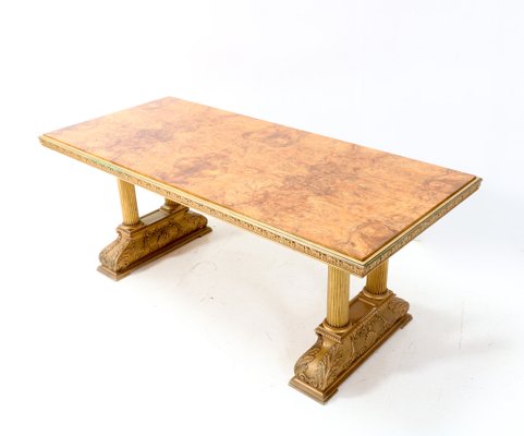 Dining Room Table Caesar by Axel Einar Hjorth with Original Extensions from Nordiska Kompaniet, 1920s-MY-1799134