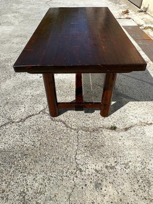 Dining Room Table in Pine and Oak by Georges Robert, 1960s-SSK-2033818